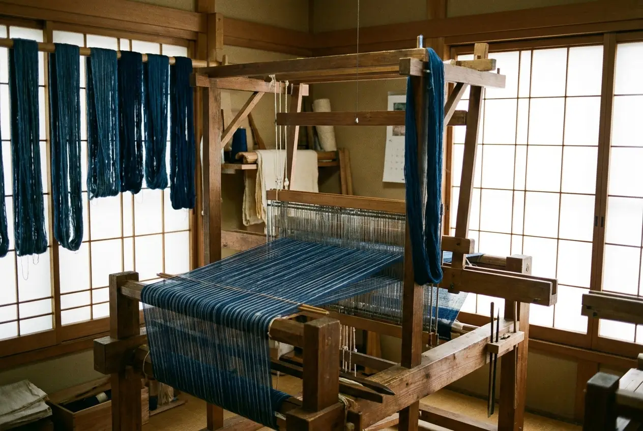 The Weaver's Valley — the indigo loom